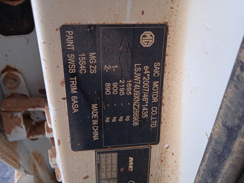 mg mg zs suv del año 2022