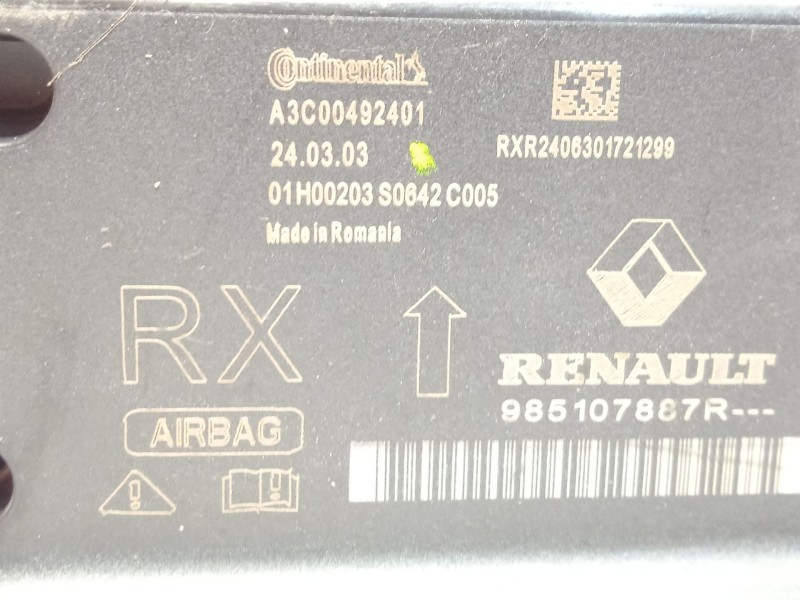 Recambio de kit airbag para renault clio v (b7_) tce 90 (b7mt) referencia OEM IAM 681038885R 985157869R 985106431R