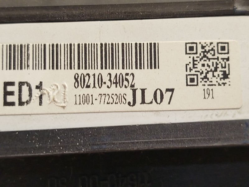 Recambio de cuadro instrumentos para ssangyong korando (ck) 2.0 e-xdi referencia OEM IAM 8021034052  