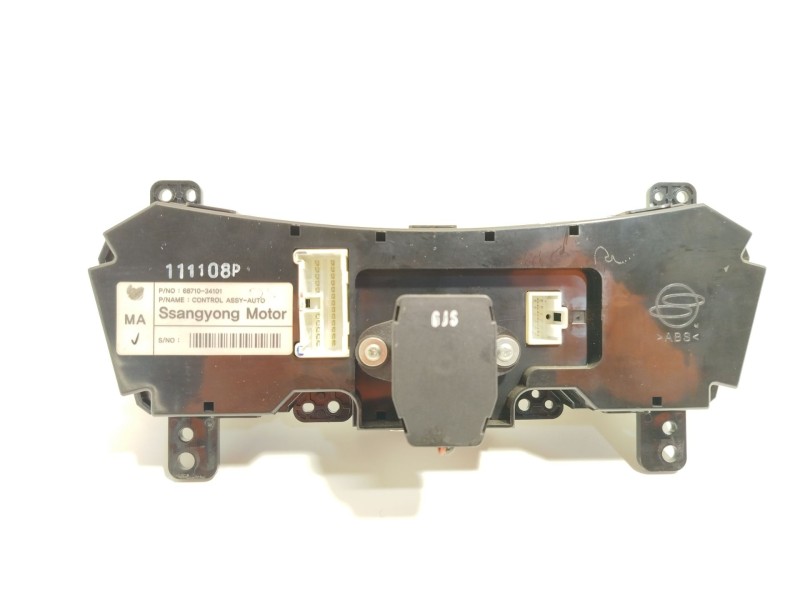 Recambio de mando climatizador para ssangyong korando (ck) 2.0 e-xdi referencia OEM IAM 6871034101  