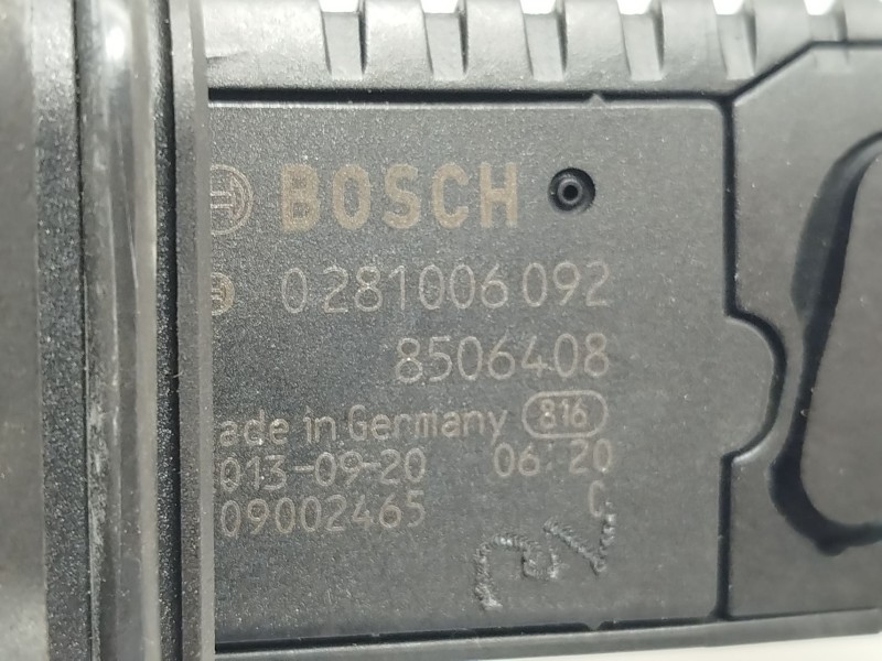 Recambio de caudalimetro para bmw 4 coupé (f32, f82) 420 d referencia OEM IAM 8506408 13628506408 0281006092