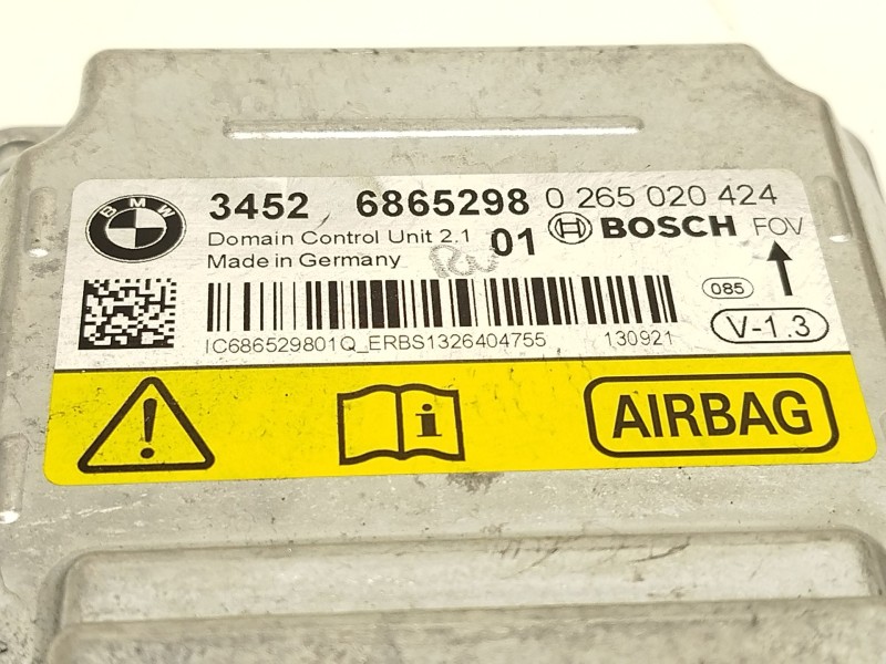 Recambio de centralita airbag para bmw 4 coupé (f32, f82) 420 d referencia OEM IAM 34526865298  0265020424