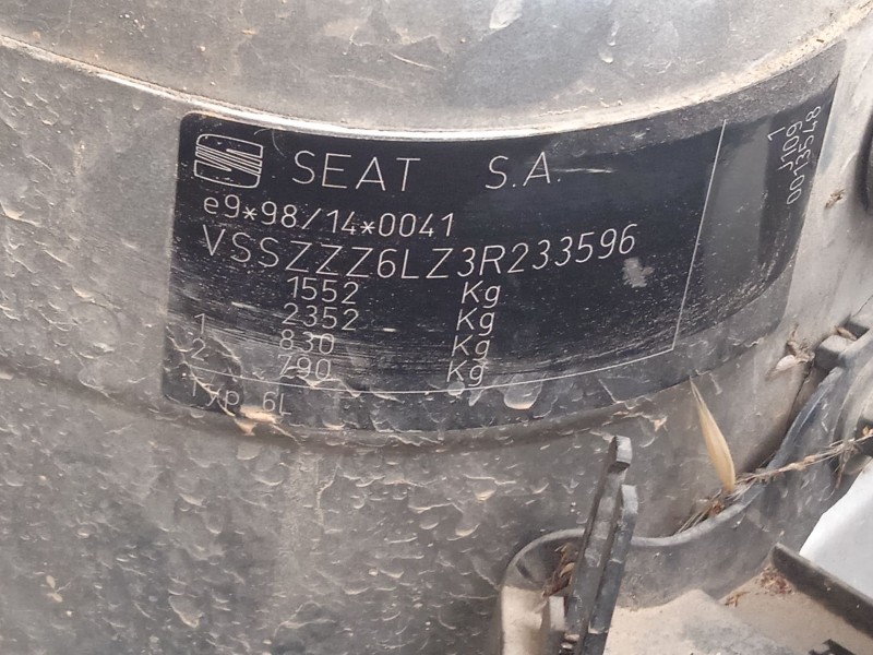 seat ibiza iii (6l1) del año 2003