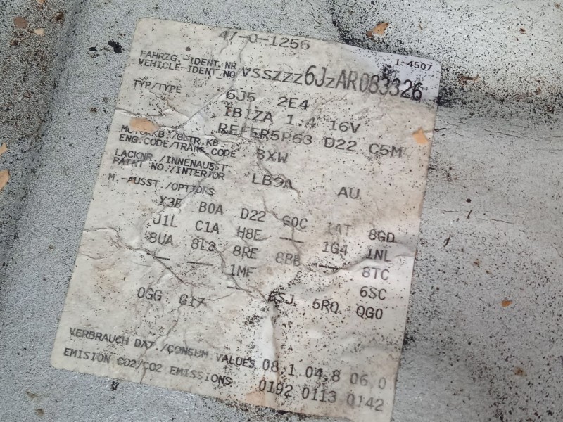 seat ibiza iv (6j5, 6p1) del año 2009