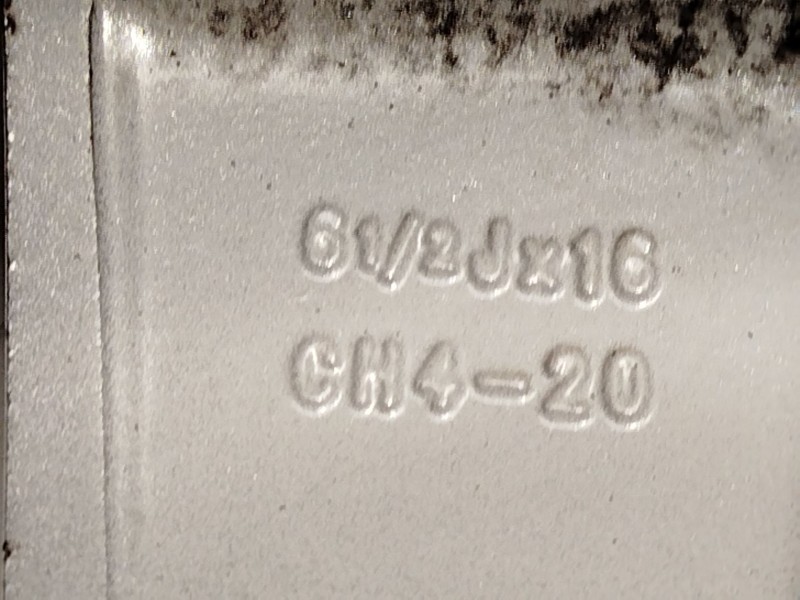 Recambio de llanta para peugeot 2008 i (cu_) 1.2 puretech 82 referencia OEM IAM 96783981AS 96783981ZZ 