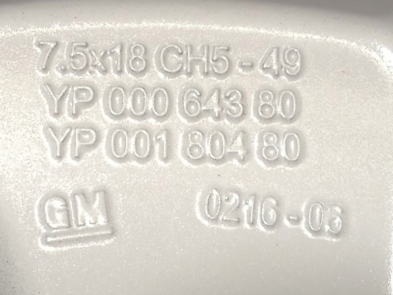 Recambio de llanta para opel grandland / grandland x (a18, p1uo) 1.2 (75) referencia OEM IAM YP00064380  