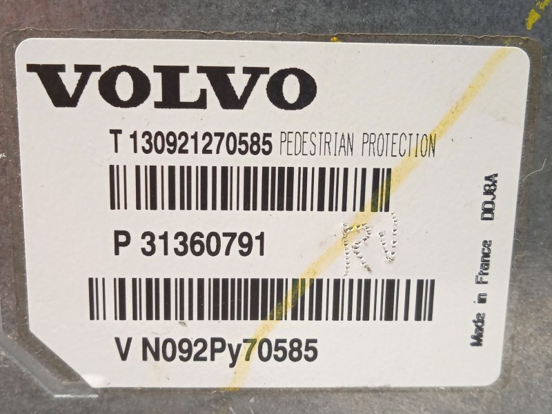 Recambio de centralita airbag para volvo v40 hatchback (525) d2 referencia OEM IAM 31360791  