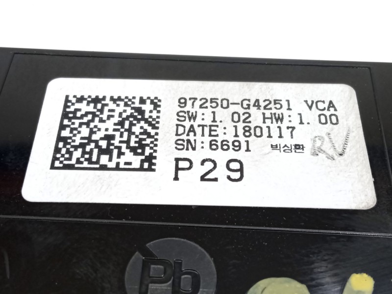 Recambio de mando climatizador para hyundai i30 (pd) 1.0 tgdi cat referencia OEM IAM 97250G4251 97250G4251VCA 