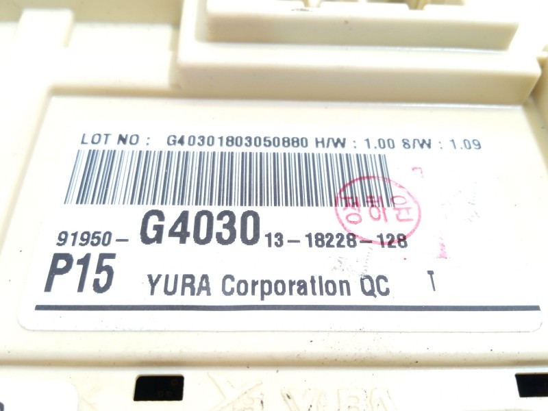 Recambio de caja reles / fusibles para hyundai i30 (pd) 1.0 tgdi cat referencia OEM IAM 91950G4030  