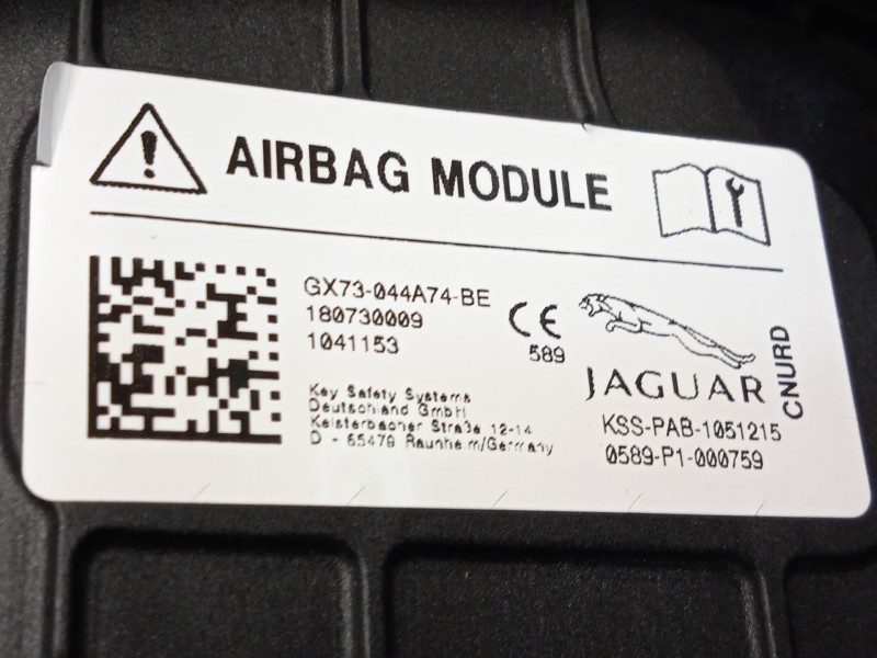 Recambio de kit airbag para jaguar xf ii (x260) 3.0 d referencia OEM IAM T2H21834QKW GX73044A74BE GX73043B13BE8PVJ