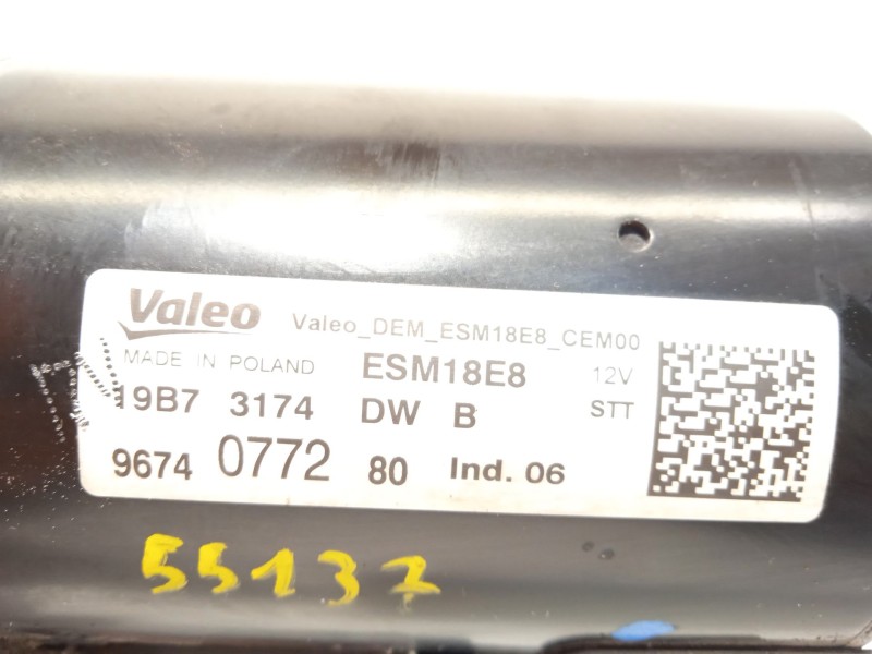 Recambio de motor arranque para peugeot 3008 ii suv (mc_, mr_, mj_, m4_) 1.6 thp 165 (m45gyw, m45gzw, m45gyv) referencia OEM IAM