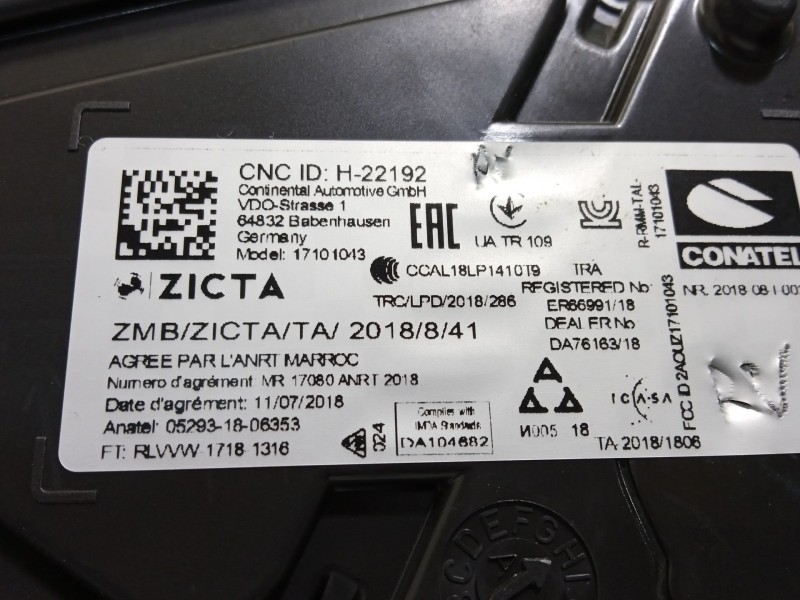 Recambio de cuadro instrumentos para seat ibiza v (kj1, kjg) 1.0 tsi referencia OEM IAM 6F0920740A  A2C17414400