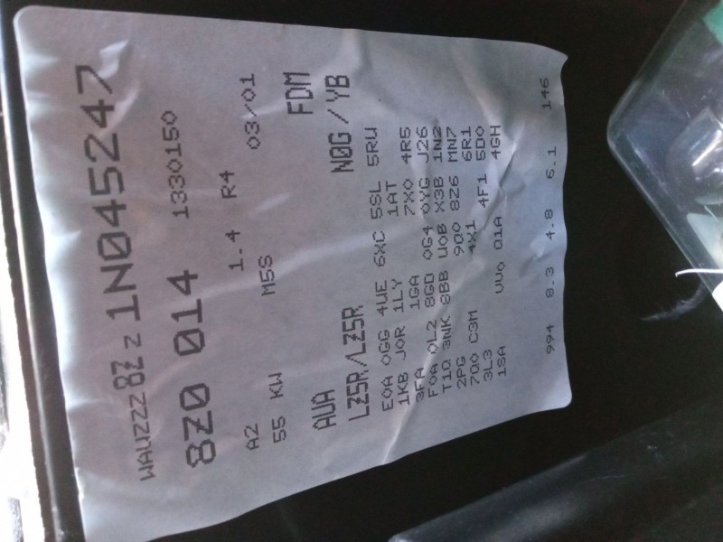 audi a2 (8z0) del año 2001