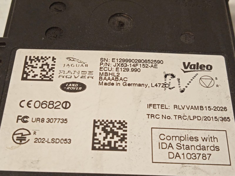 Recambio de modulo electronico para jaguar xf ii (x260) 3.0 d referencia OEM IAM JX6314F152AE  