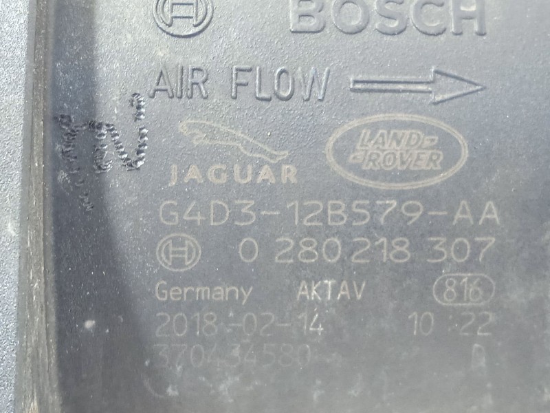 Recambio de caudalimetro para jaguar xf ii (x260) 3.0 d referencia OEM IAM G4D312B579AA  0280218307