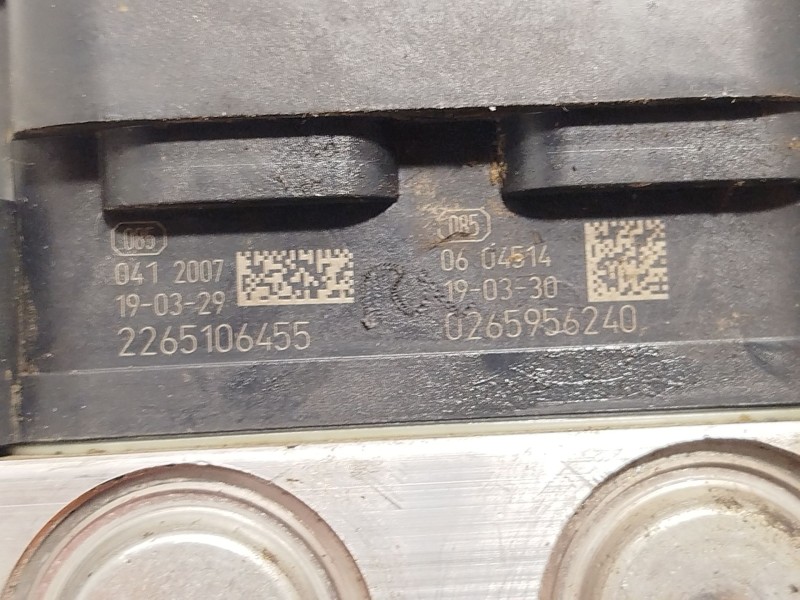 Recambio de abs para opel combo e tour / life (k9) 1.2 referencia OEM IAM 9808055980  