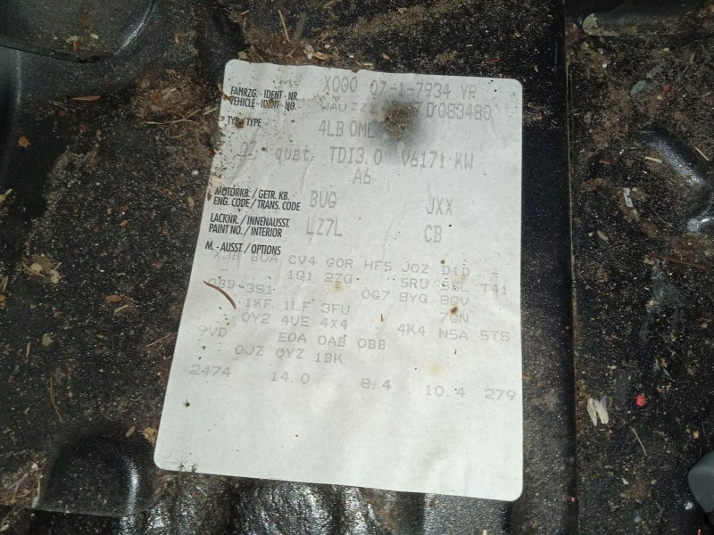 audi q7 (4lb) del año 2007