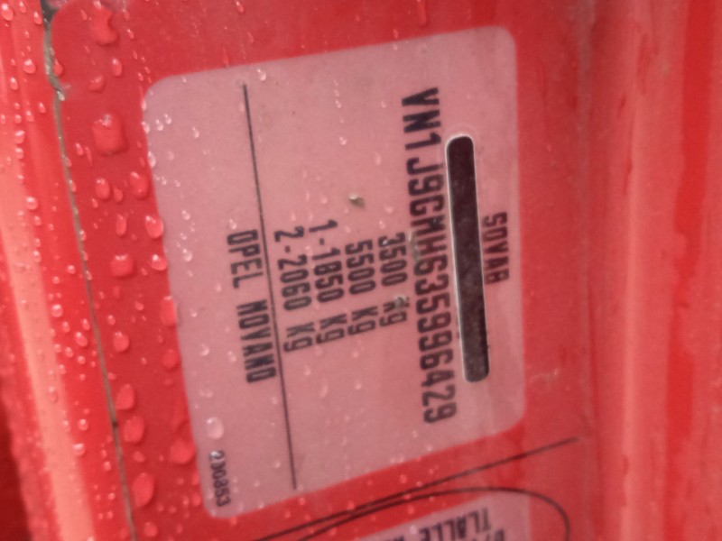 opel movano a autobús (x70) del año 2006