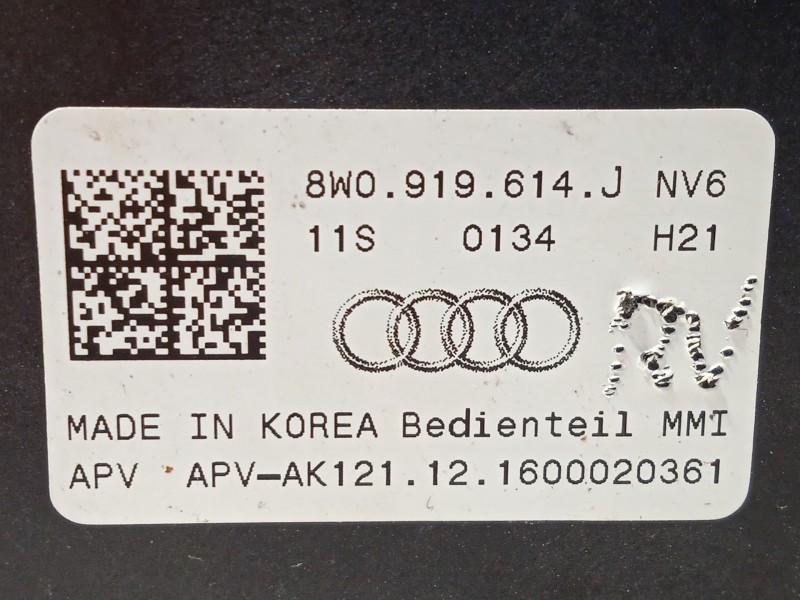 Recambio de mando multifuncion para audi a5 (f53, f5p) 2.0 tfsi referencia OEM IAM 8W0919614J  