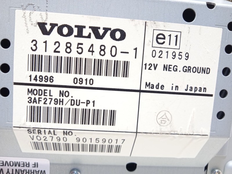 Recambio de pantalla multifuncion para volvo v50 (545) 1.6 d referencia OEM IAM 31285480  