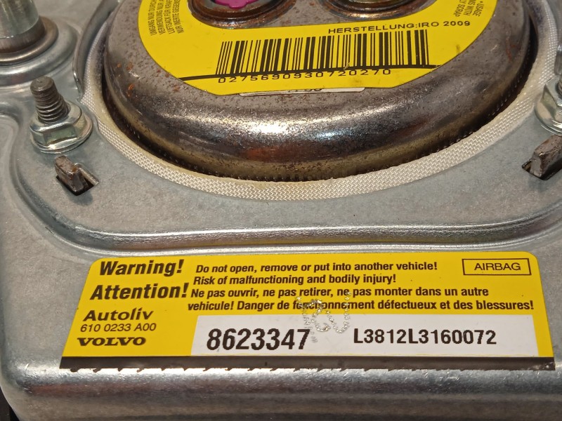 Recambio de airbag delantero izquierdo para volvo v50 (545) 1.6 d referencia OEM IAM 8623347  6100233A00