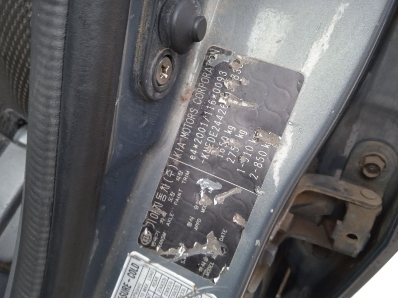 kia rio ii (jb) del año 2006