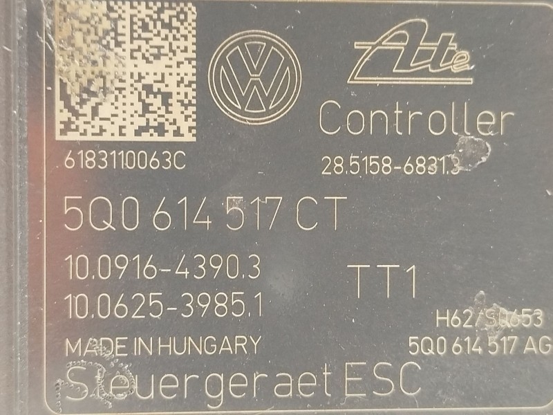 Recambio de abs para volkswagen touran (5t1) 1.6 tdi referencia OEM IAM 5Q0614517CT 28515868313 10022012424
