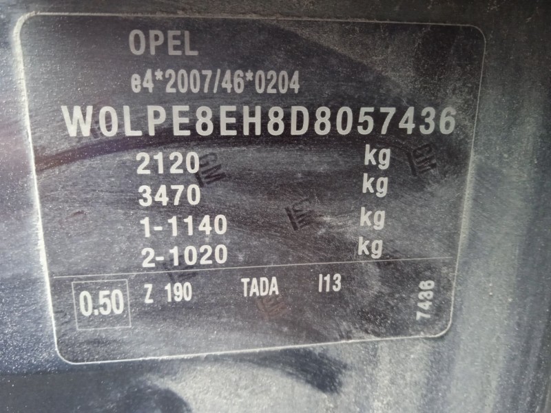 opel astra j sports tourer (p10) del año 2013