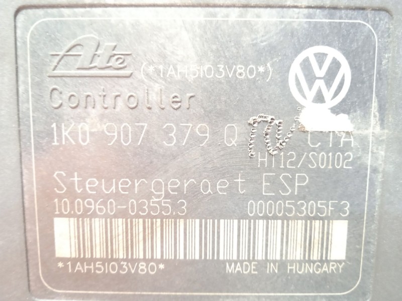 Recambio de abs para seat altea (5p1) 2.0 tdi 16v referencia OEM IAM 1K0614517N 1K0907379Q 10020601814