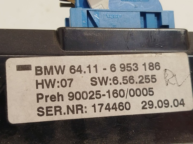 Recambio de mando climatizador para bmw 7 (e65, e66, e67) 740 d referencia OEM IAM 64116953186  