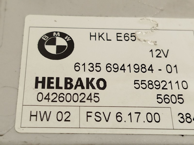 Recambio de modulo electronico para bmw 7 (e65, e66, e67) 740 d referencia OEM IAM 61356941984  