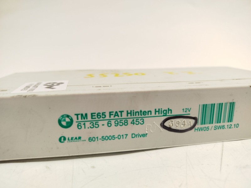 Recambio de modulo electronico para bmw 7 (e65, e66, e67) 740 d referencia OEM IAM 61356958453  