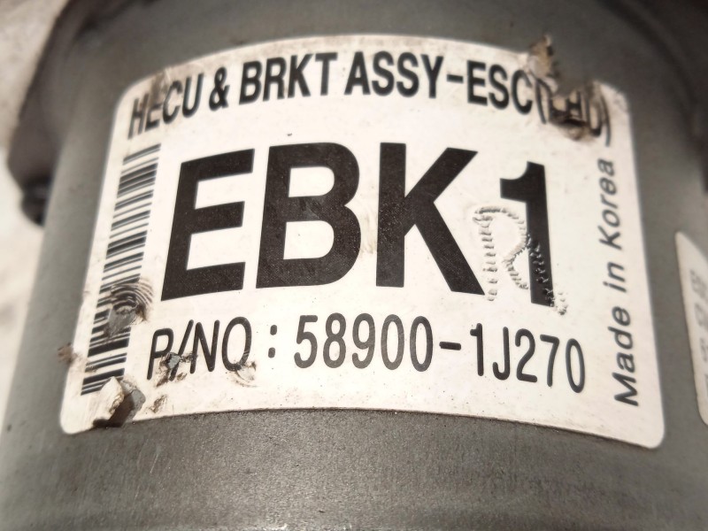 Recambio de abs para hyundai i20 go! brasil referencia OEM IAM 589101J270 6158945200 1J58920800