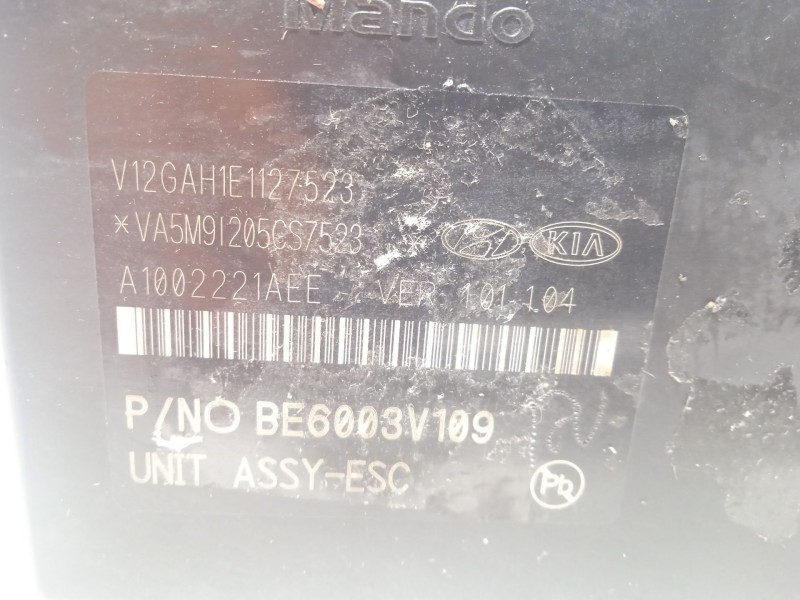 Recambio de abs para kia stonic (ybcuv) 1.0 tgdi cat referencia OEM IAM 58920H8260 BE6003V109 BH6013V105