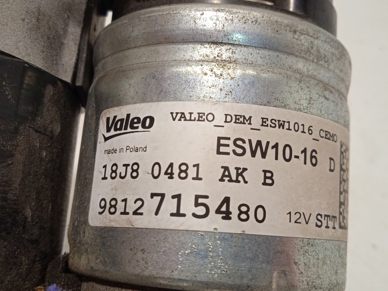 Recambio de motor arranque para citroën c4 cactus 1.2 thp 110 referencia OEM IAM 9812715480  ESW1016