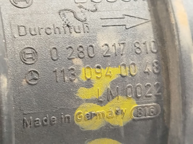 Recambio de caudalimetro para mercedes-benz clase m (w163) ml 430 (163.172) referencia OEM IAM 1130940048  0280217810