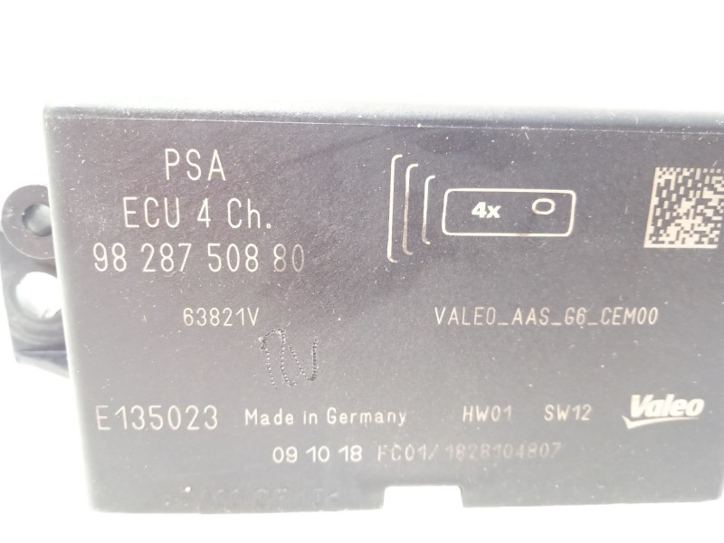 Recambio de modulo electronico para citroën c4 cactus 1.2 thp 110 referencia OEM IAM 9828750880  