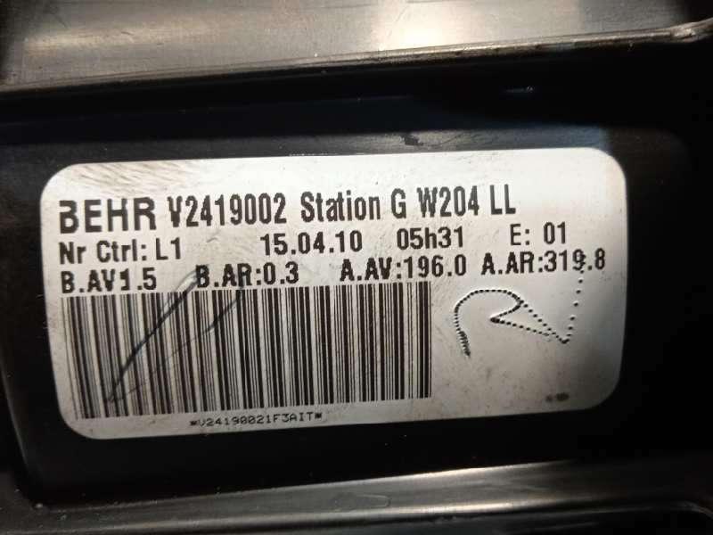 Recambio de motor calefaccion para mercedes-benz clase e (w212) familiar 1.8 cgi cat referencia OEM IAM V2419002 2048200208 A204 - Negro 5