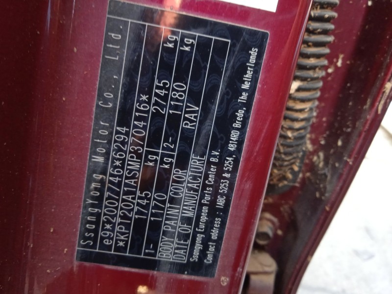 ssangyong tivoli del año 2022