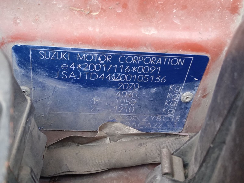 suzuki grand vitara ii (jt, te, td) del año 2006