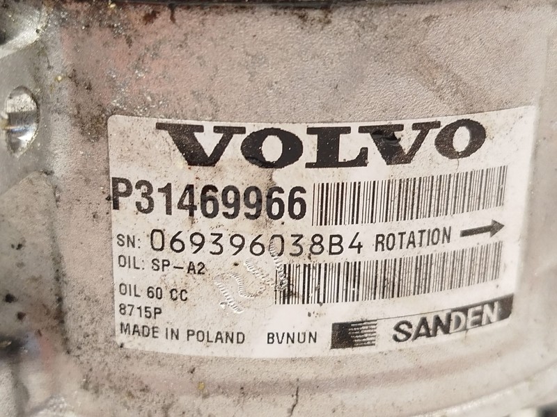 Recambio de compresor aire acondicionado para volvo v40 hatchback (525) d2 referencia OEM IAM 31469966 8715P P31469966
