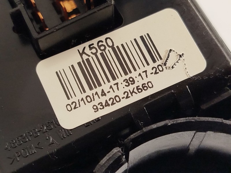 Recambio de mando intermitentes para hyundai i30 (gd) 1.4 crdi referencia OEM IAM 934202K560 934101M531 