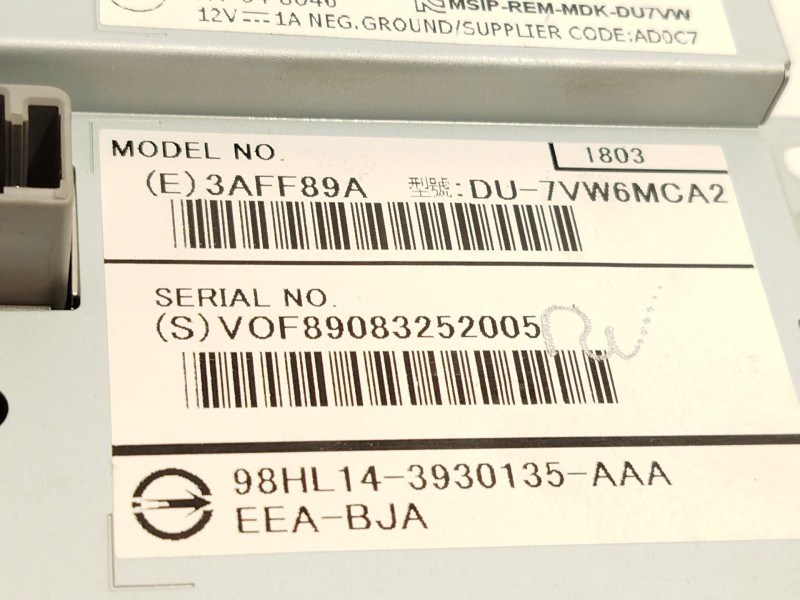 Recambio de pantalla multifuncion para volvo v40 hatchback (525) d2 referencia OEM IAM 31483613  P31483613AA