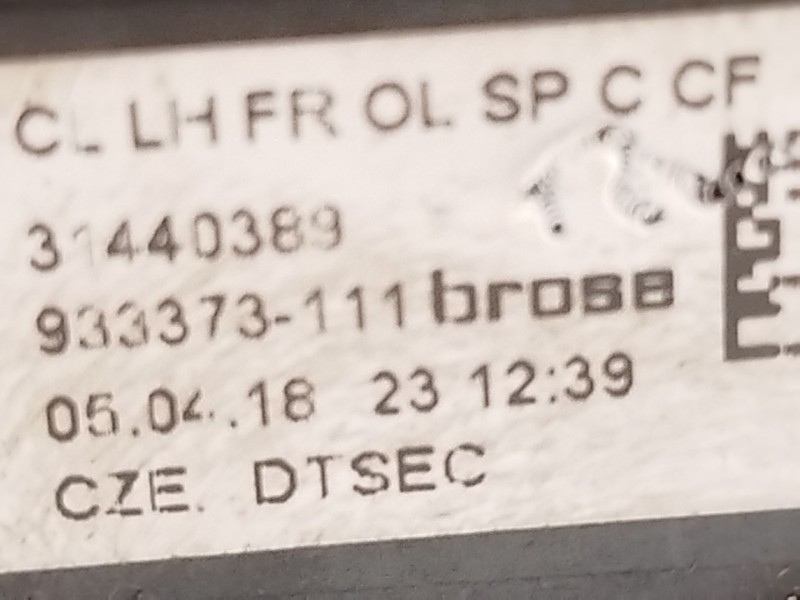Recambio de cerradura puerta delantera izquierda para volvo v40 hatchback (525) d2 referencia OEM IAM 31440389  