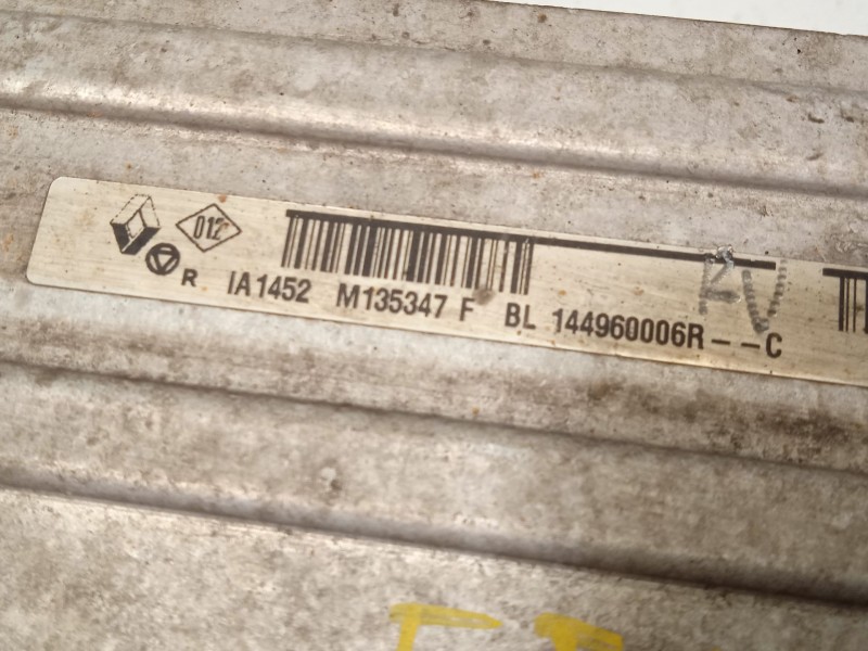 Recambio de intercooler para renault scénic iii (jz0/1_) 1.5 dci referencia OEM IAM 144960006R  