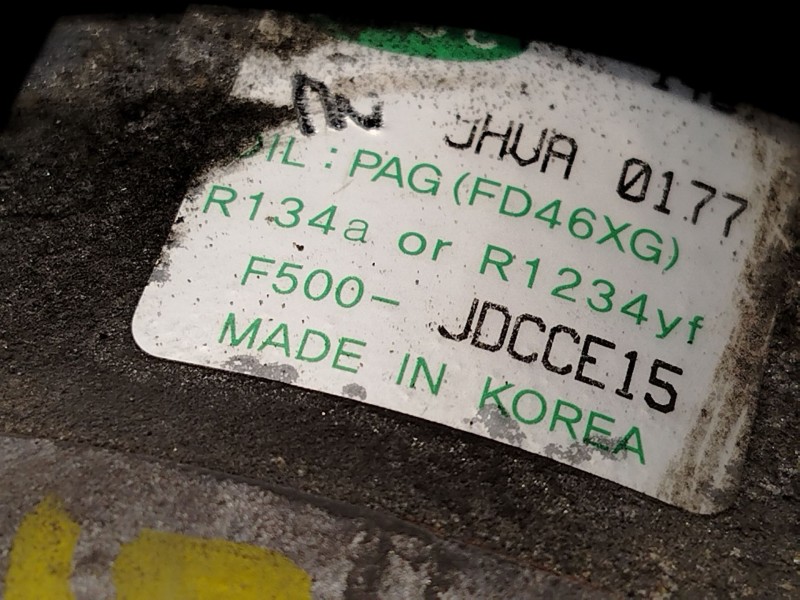 Recambio de compresor aire acondicionado para hyundai i30 (gd) 1.4 crdi referencia OEM IAM 97701A6701  F500JDCCE15