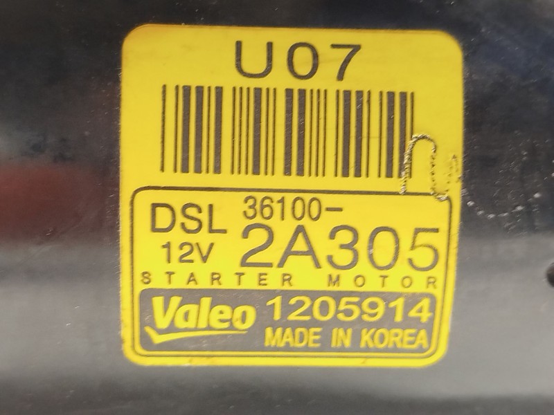 Recambio de motor arranque para hyundai i30 (gd) 1.4 crdi referencia OEM IAM 361002A305  1205914