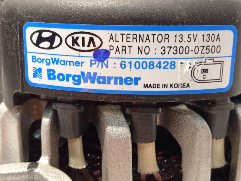 Recambio de alternador para hyundai i20 iii (bc3, bi3) 1.2 referencia OEM IAM 3730007500  61008424