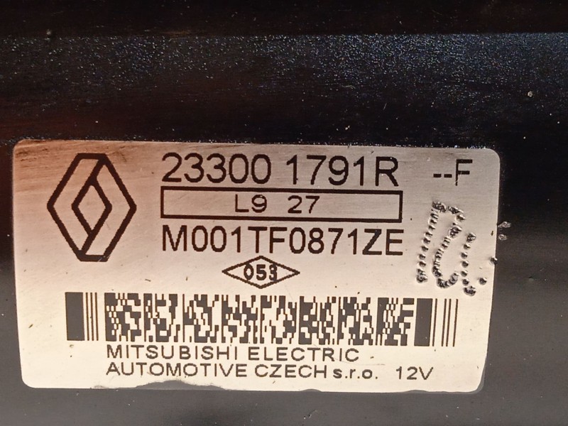 Recambio de motor arranque para fiat talento furgoneta (296_) 2.0 ecojet referencia OEM IAM 233001791R  M001TF0871ZE