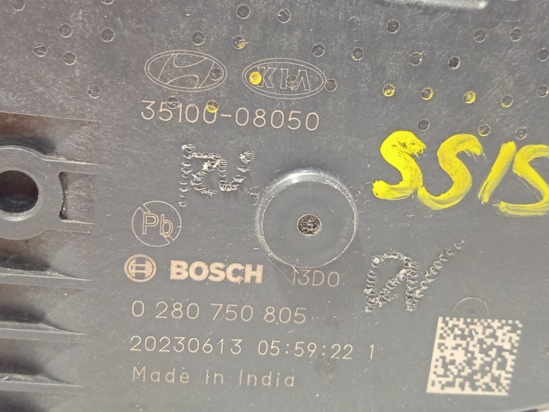 Recambio de caja mariposa para hyundai i20 iii (bc3, bi3) 1.2 referencia OEM IAM 3510008050  0280750805